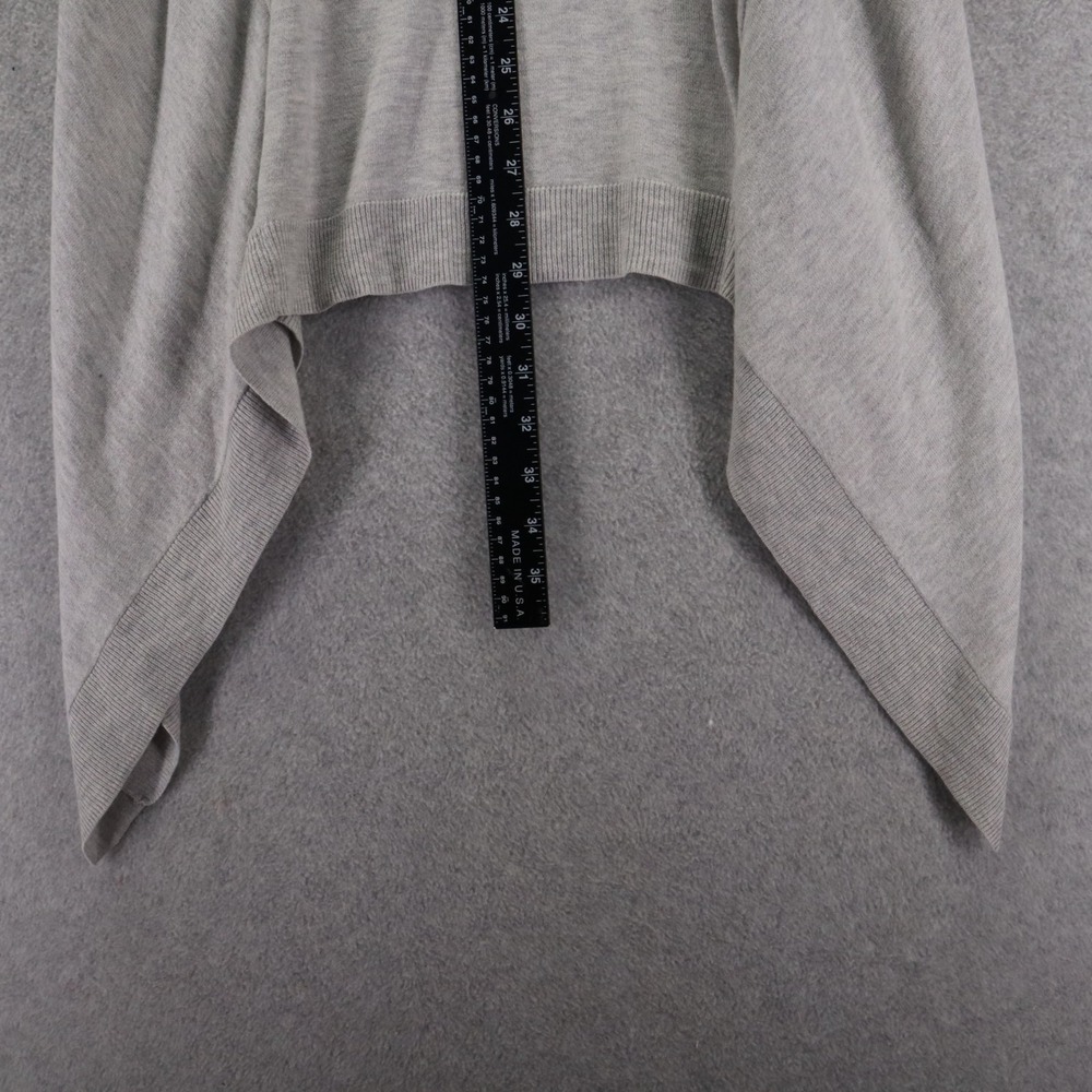 Chico's Sweater Womens 2 Large Pullover Knit Tunic Cowl Neck Gray Long Sleeve‎ - Picture 7 of 9